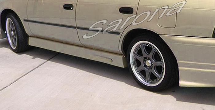 Custom Toyota Corolla  Sedan Side Skirts (1993 - 1997) - Call for price (Part #TY-043-SS)